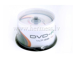 Diski DVD-R 4.7Gb, Cakebox 50gab.